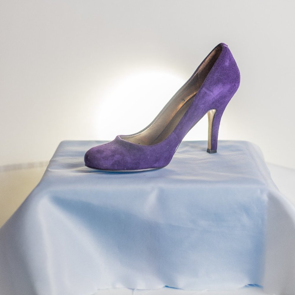 NINE WEST Purple Heels Size 7 Women US